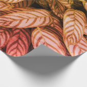 Grünes botanisches Blattmuster-Wrap-Papier Geschenkpapier (Ecke)