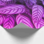 Grünes botanisches Blattmuster-Wrap-Papier Geschenkpapier (Ecke)