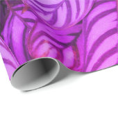 Grünes botanisches Blattmuster-Wrap-Papier Geschenkpapier (Rolleneckpunkt)