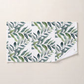 Grünes Botanisches Naturhandtuch Set (Handtuch)