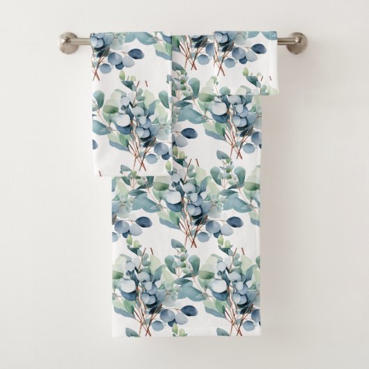 Grünes Botanisches Naturhandtuch Set (Insitu)