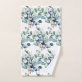 Grünes Botanisches Naturhandtuch Set (Handtuch)
