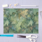 Grünes botanisches seidenpapier (Handwerk)