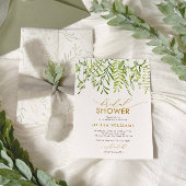 Grünes Brautparty Einladung