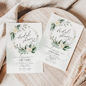 Grünes Brautparty Einladung