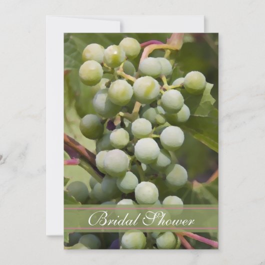 Grünes Brautparty Einladung (Vorderseite)