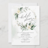 Grünes Brautparty Einladung (Vorderseite)