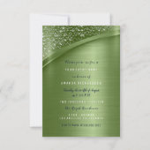 Grünes Brautparty Geburtstag Süß 16. Einladung (Vorderseite)