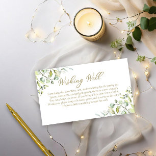 Grünes Brautparty, gut einsetzen Begleitkarte