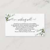 Grünes Brautparty, gut einsetzen Begleitkarte (Vorderseite)