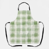 Grünes Brautparty in der Landwirtschaft Kariert Schürze (Vorderseite)