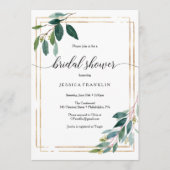 Grünes Brautparty laden Programm (Vorderseite)