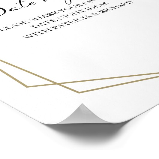 Grünes Brautparty Poster (Ecke)