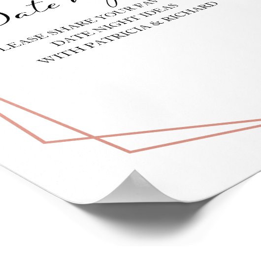 Grünes Brautparty Poster (Ecke)