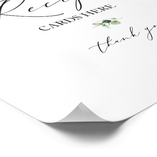 Grünes Brautparty Rezept Kartenzeichen Poster (Ecke)