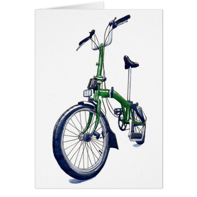 Grünes Brompton Fahrrad (Vorne)
