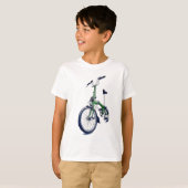 Grünes Brompton Fahrrad T-Shirt (Vorne ganz)