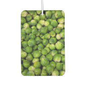 Grünes Brüsseler Baumkronenmuster Autolufterfrischer (Vorderseite)