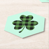 Grünes Büffel-Karo-Scheckenmuster-Design-61104 Untersetzer (angewinkelt)