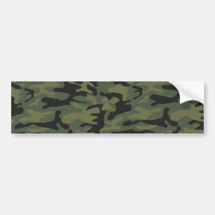 Grünes Camouflagemuster Autoaufkleber