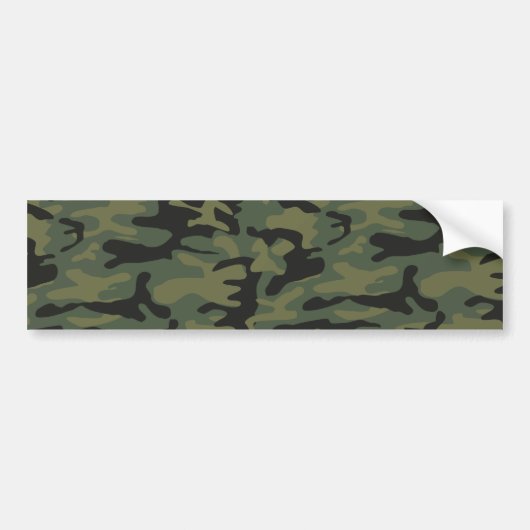 Grünes Camouflagemuster Autoaufkleber (Vorne)