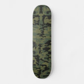 Grünes Camouflagemuster Skateboard (Vorderseite)