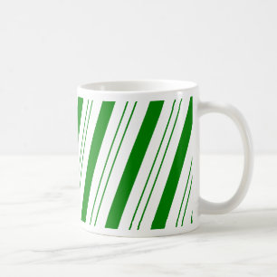 Grünes CandyCane Kaffeetasse