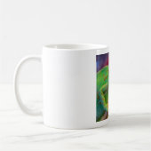 Grünes Chamäleon Kaffeetasse (Links)