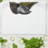 Grünes Cheeked Conure Handtuch (Gefaltet)