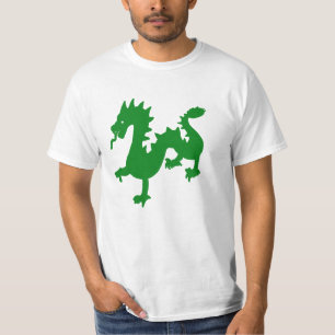 Grünes chinesisches Drache-Tierkreiszeichen – Mond T-Shirt