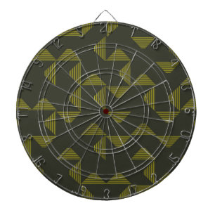 Grünes, cooles, einzigartiges, trendiges Dreiecke- Dartscheibe