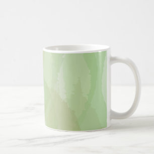Grünes, cooles, trendiges abstraktes Muster Kaffeetasse