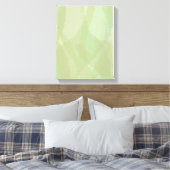 Grünes, cooles, trendiges abstraktes Muster Leinwanddruck (Insitu (Schlafzimmer))