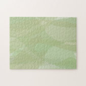 Grünes, cooles, trendiges abstraktes Muster Puzzle (Horizontal)