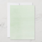 Grünes Cupcake 30. Geburtstags-Party Einladung (Rückseite)