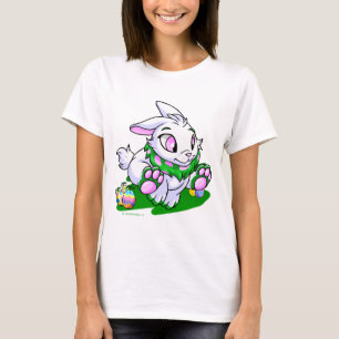 Grünes Cybunny, das durch neggs läuft T-Shirt