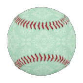 Grünes Damastmuster Baseball (Vorderseite)