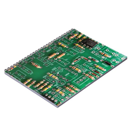 Grünes Design-Notebook für die Leiterplatte Notizblock (Linke Seite)