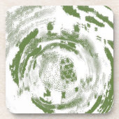 Grünes Design Untersetzer (Vorderseite)