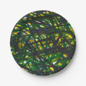 Grünes Dickicht II Pappteller (Vorderseite)