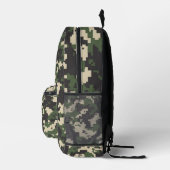 Grünes digitales Tarnmuster Bedruckter Rucksack (Rechts)