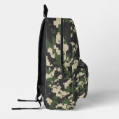 Grünes digitales Tarnmuster Bedruckter Rucksack (Links)
