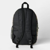 Grünes digitales Tarnmuster Bedruckter Rucksack (Rückseite)
