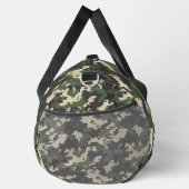 Grünes digitales Tarnmuster Duffle Bag (Rechts)