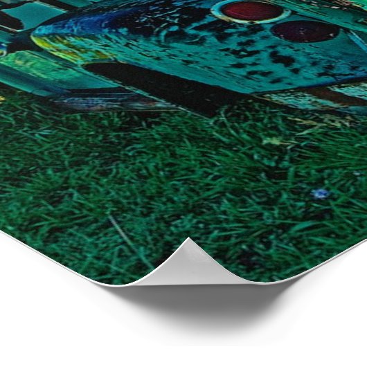 Grünes Dodge Poster (Ecke)