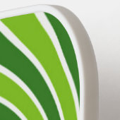 Grünes Drehmuster Pickleball Schläger (Linke Seite)