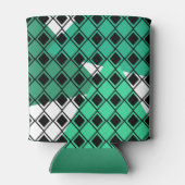 Grünes Dreieck Harlequin Dosenkühler (Rückseite)