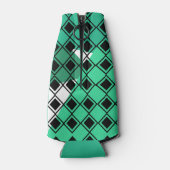 Grünes Dreieck Harlequin Flaschenkühler (Rückseite)