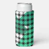 Grünes Dreieck Harlequin Selters Dosenkühler (Seltzer Vorderseite)