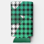 Grünes Dreieck Harlequin Selters Dosenkühler (Rückseite)